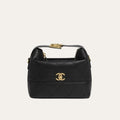 Chanel Clutch With Chain Quilted Black 7.5 Inches