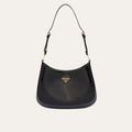 Prada Cleo Patent Leather Bag Black 10.6 Inches 1Bc169 069 F03Kj V Hoo