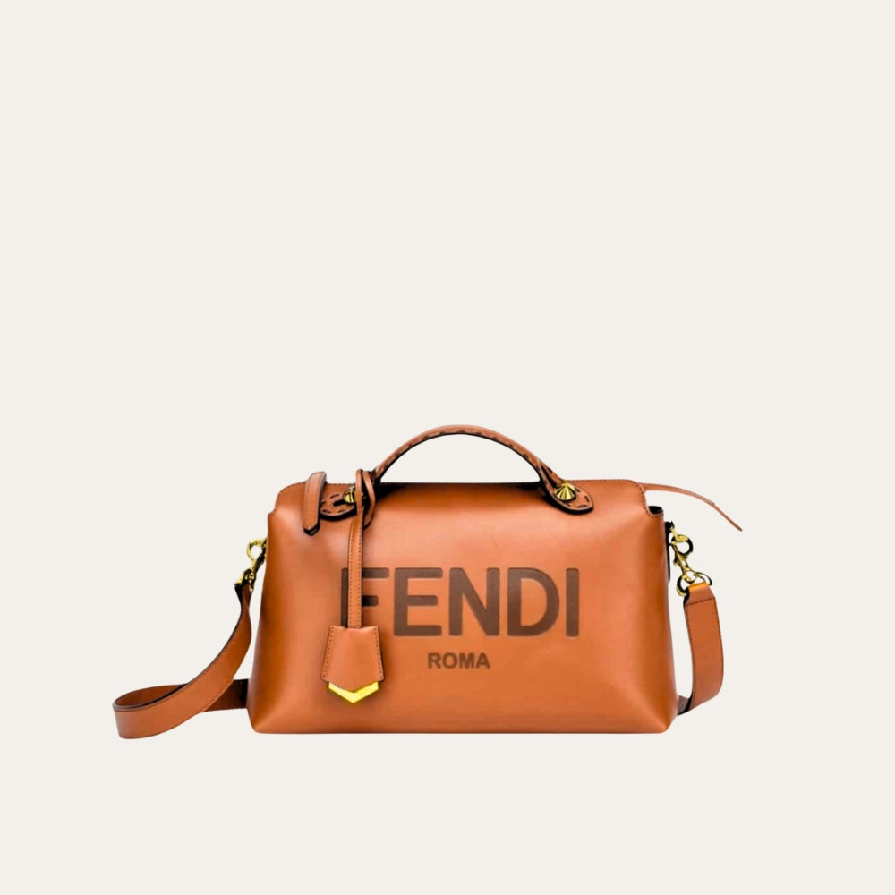 Fendi By The Way Medium Boston Bag Brown 10.6 Inches 8BL146AC9LF0NMU