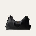Prada Aimée Large Leather Shoulder Bag Black 15.4 Inches 1Bc228 2Cys F0002 V Lvm