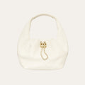 Chanel Mini Hobo Handbag Gold Tone Hardware Beige 7.5 Inches AS5976B22897U4531