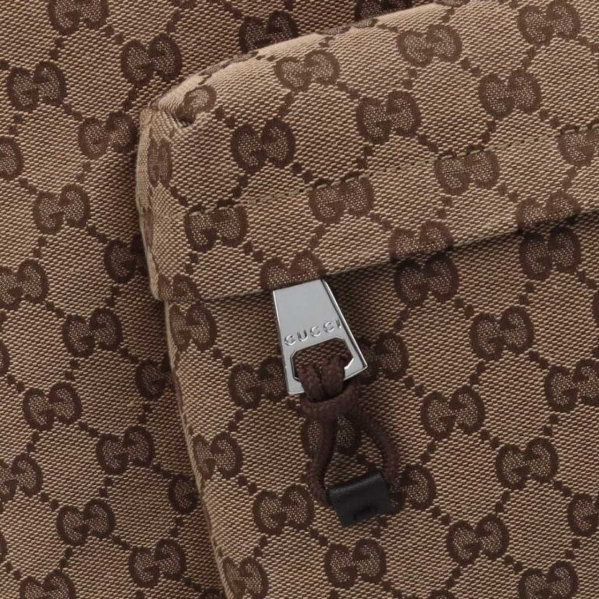 Gucci Large Gg Tote Bag Beige And Ebony Original Gg Canvas 17.7 Inches ‎802166 Faduu 8657
