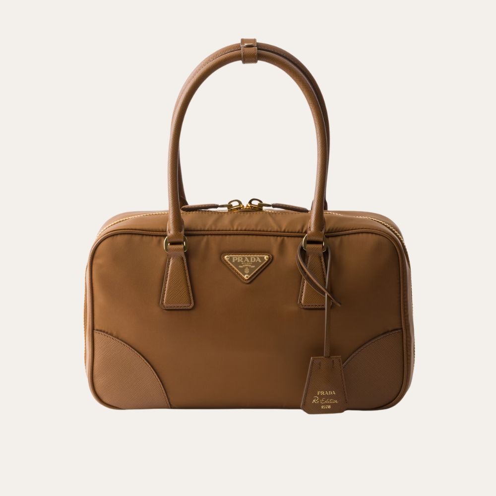 Prada Re-Edition 1978 medium Re-Nylon and Saffiano leather two-handle bag