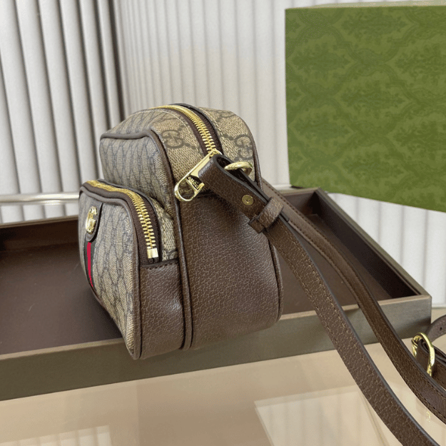 Gucci Ophidia Small Camera Bag Beige 8.6 Inches