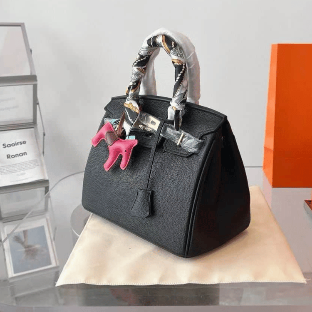 Hermes Birkin 35 Togo Leather Gold Hardware Black 13.8 Inches