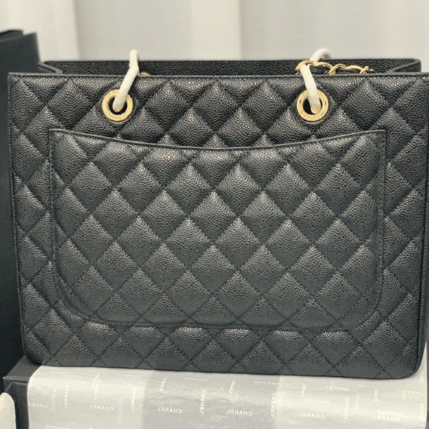 Chanel Bolsa Grand Tote Black 13.0 Inches A50995