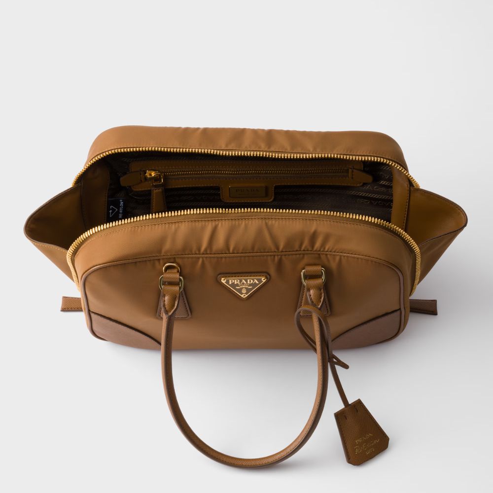 Prada Re-Edition 1978 medium Re-Nylon and Saffiano leather two-handle bag