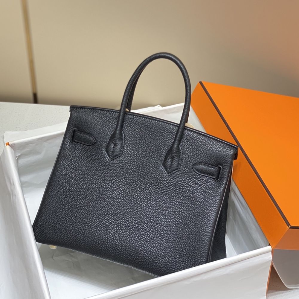 [Premium Quality] – Hermes Birkin 35 Togo Leather Gold Hardware Black 13.8 Inches