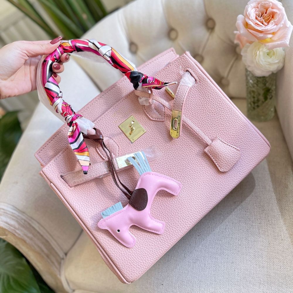 Hermes Birkin 30 Togo Leather Gold Hardware Light Pink 11.8 Inches