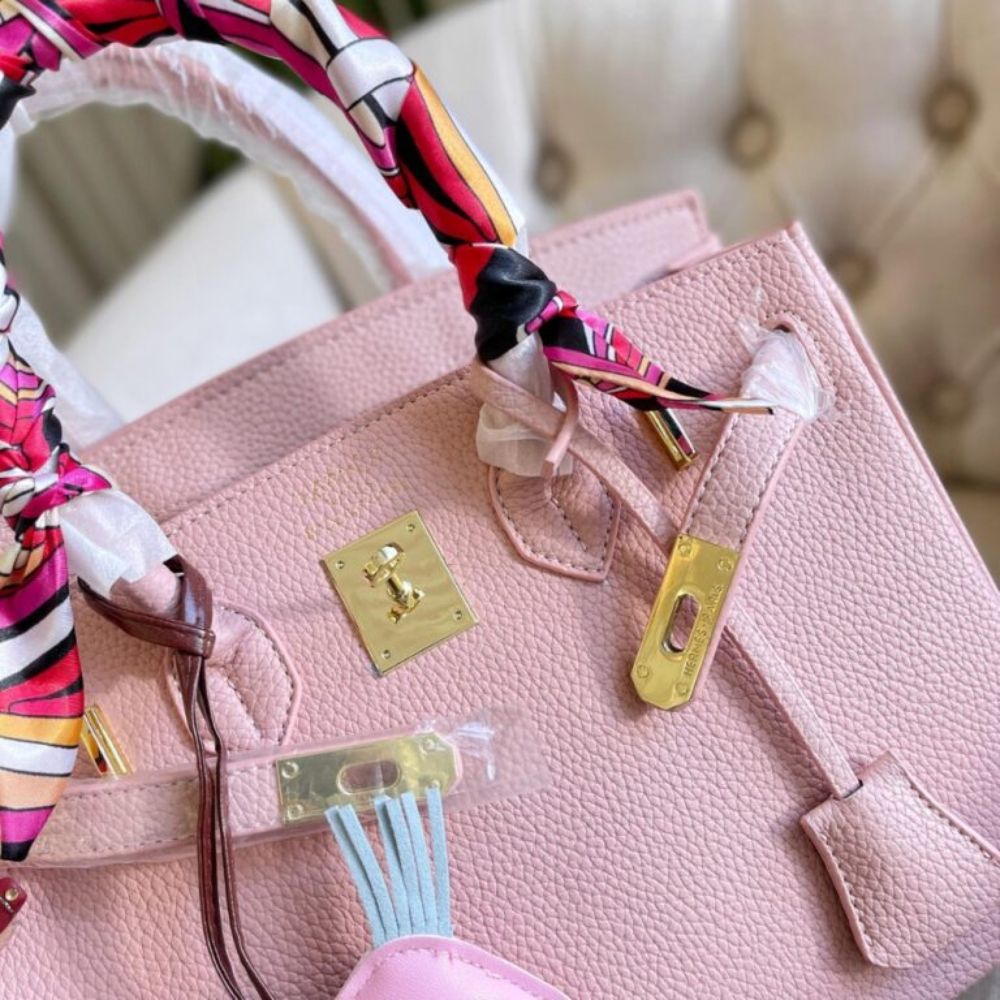 Hermes Birkin 30 Togo Leather Gold Hardware Light Pink 11.8 Inches