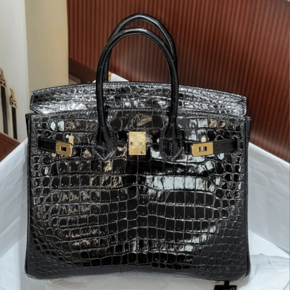 Hermès Birkin Bag Black Crocodile 11.8 Inches