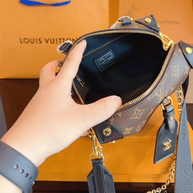 Louis Vuitton Soft Trunk Mini Monogram Black 7.9 Inches