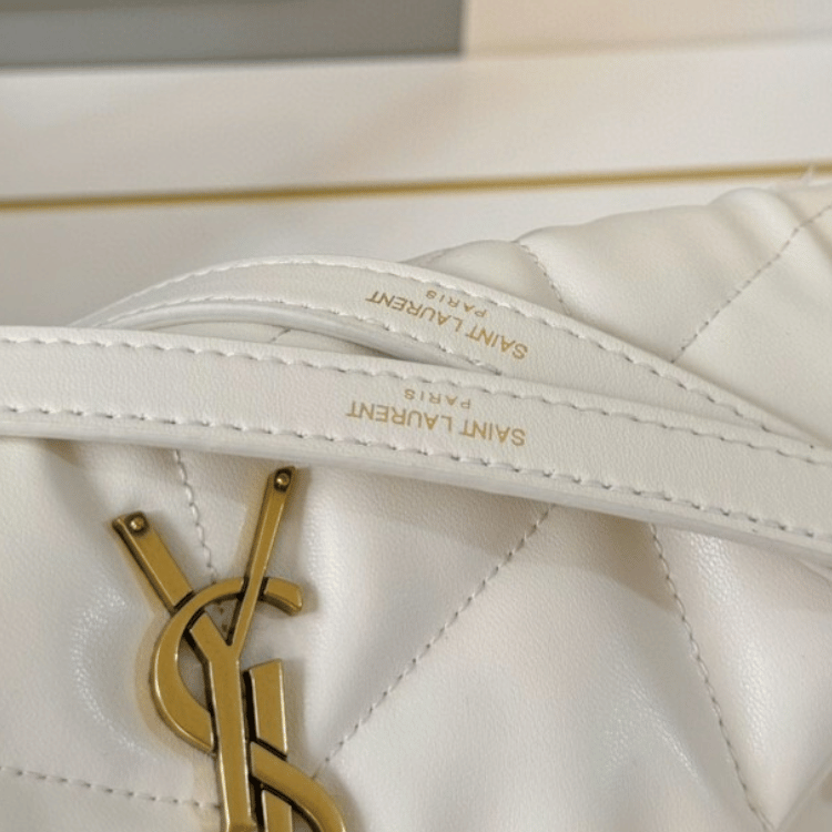 Saint Laurent Loulou Puffer Bag White 11 Inches 5774761El079207