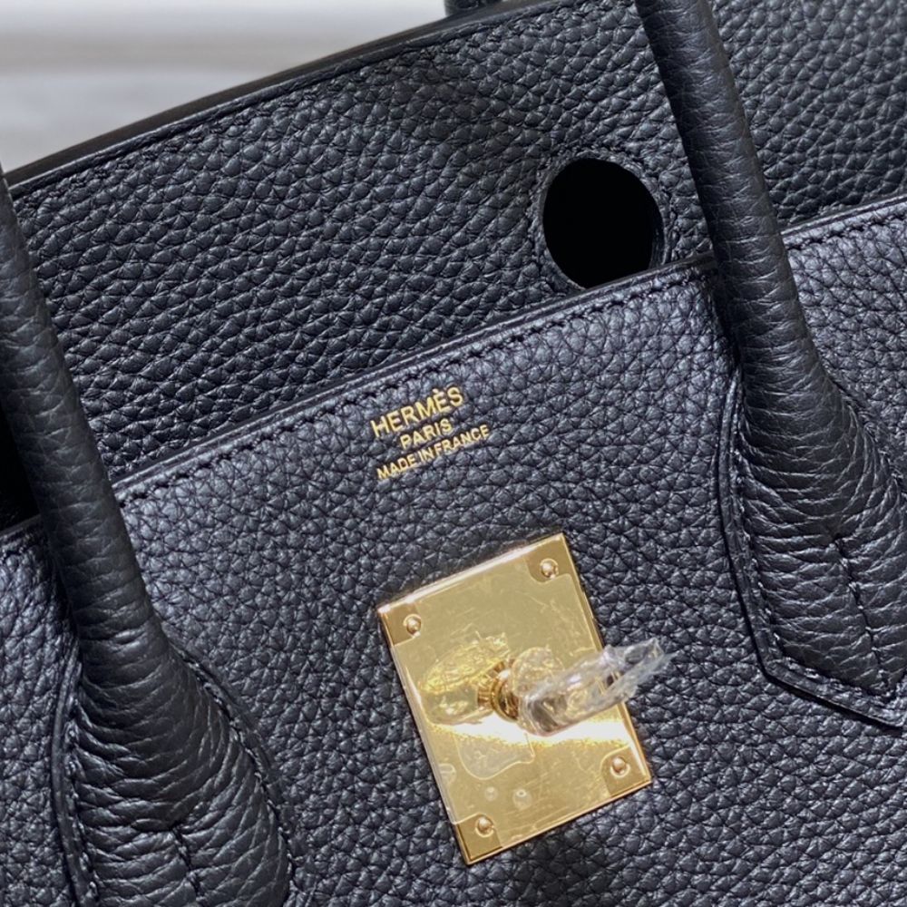 [Premium Quality] – Hermes Birkin 35 Togo Leather Gold Hardware Black 13.8 Inches