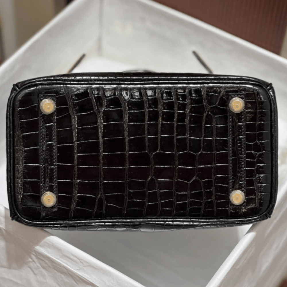 Hermès Birkin Bag Black Crocodile 11.8 Inches