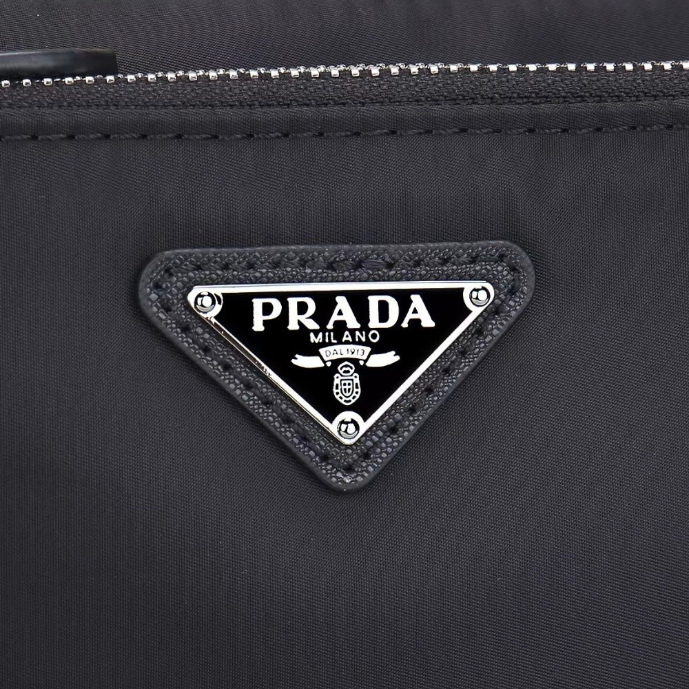 Prada Re Nylon Shoulder Bag Black 23Cm 1BH168 R064 F0002 V V1T