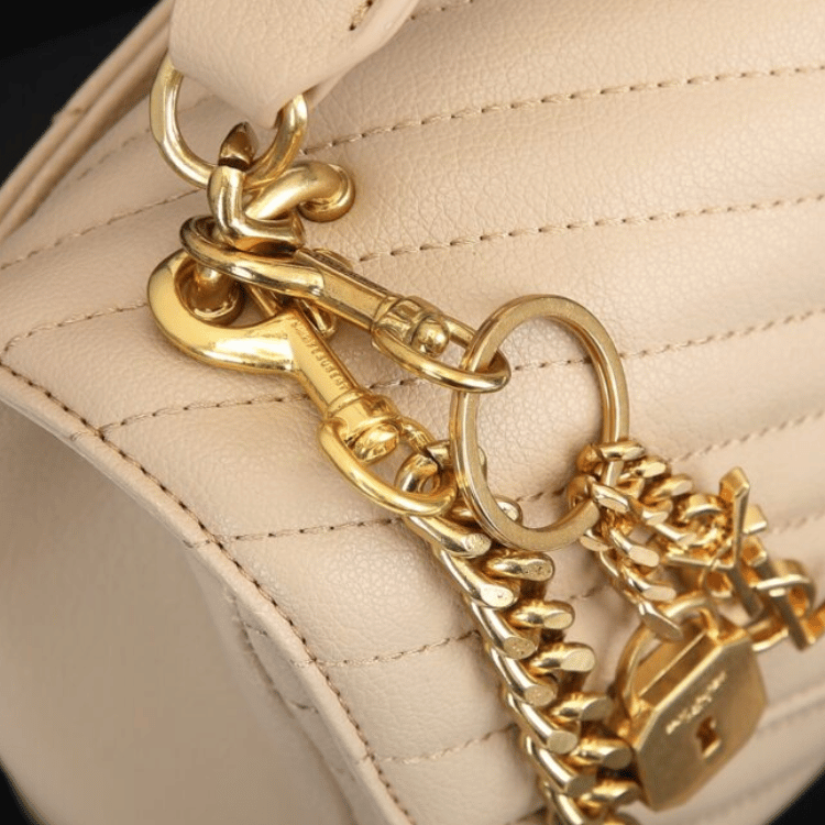 Saint Laurent College Medium Beige 9.4 Inches 600279BRM072721