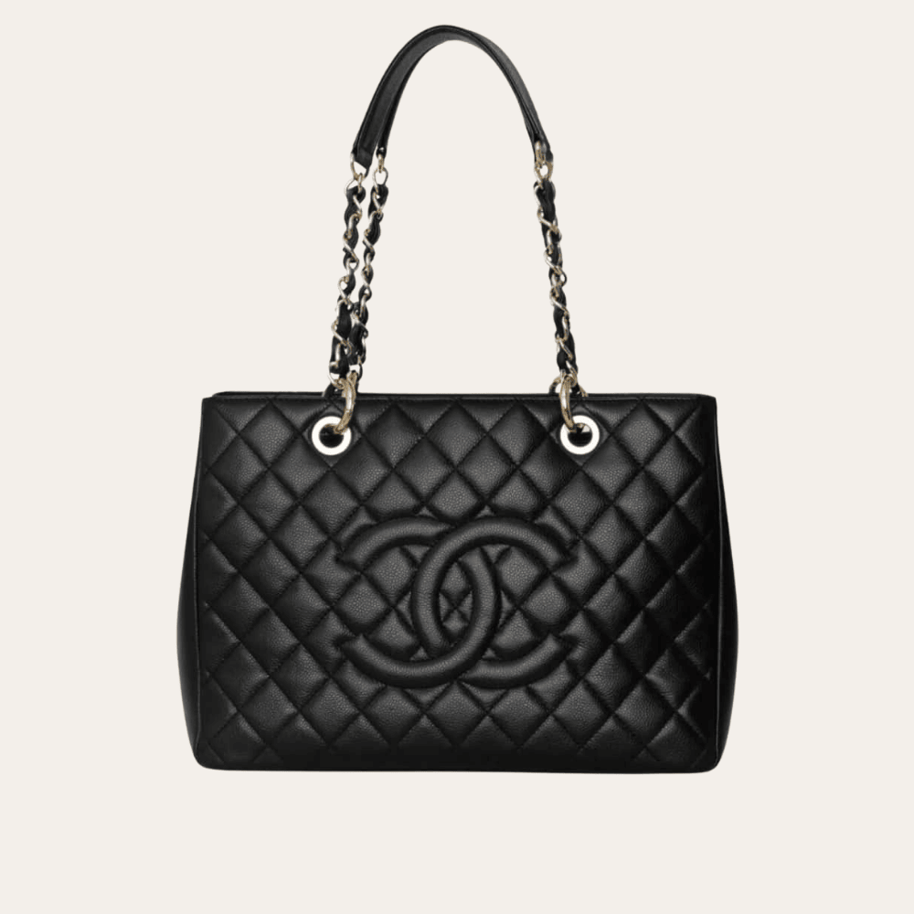 Chanel Bolsa Grand Tote Black 13.0 Inches A50995