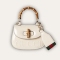 Gucci Bamboo 1947 Mini Top Handle Bag Ivory 7.1 Inches ‎786482 AADJQ 9589