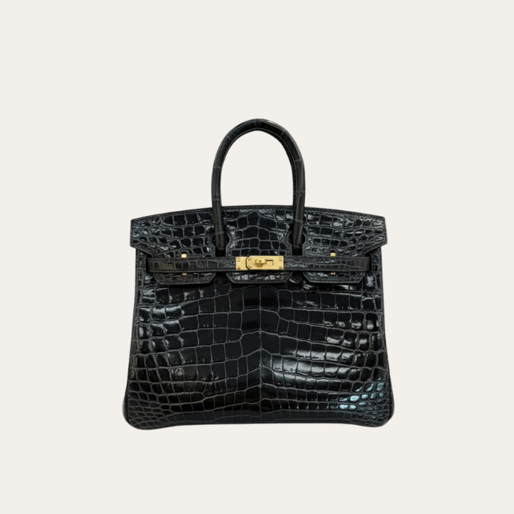 Hermès Birkin Bag Black Crocodile 11.8 Inches