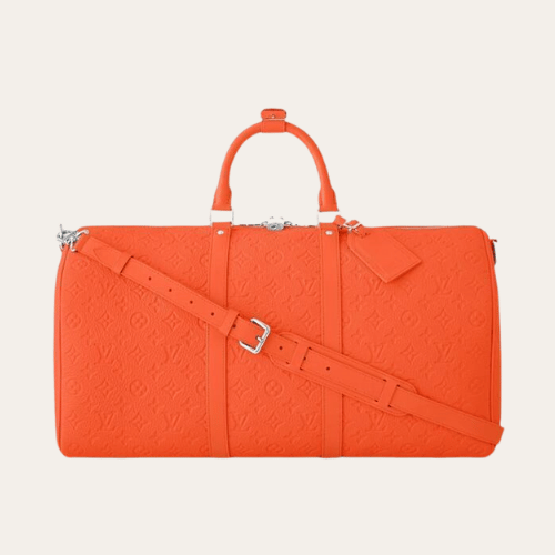 Louis Vuitton Keepall Bandoulière 50 Bag Orange 19.7 Inches M20963