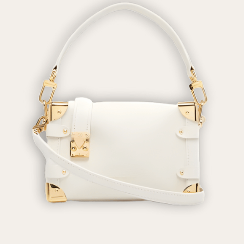 Louis Vuitton Side Trunk Mini Guixiaoling Box Bag White 7.1 Inches