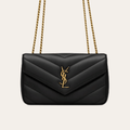 Saint Laurent Loulou Bag Black Quilted 10.6 Inches 801437AAEAX1000