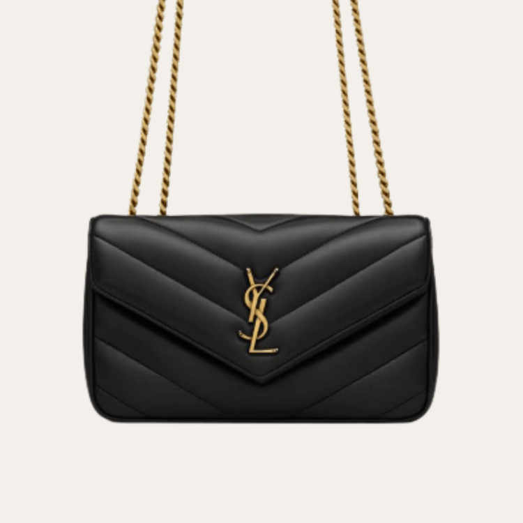 Saint Laurent Loulou Bag Black Quilted 10.6 Inches 801437AAEAX1000
