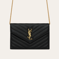 Saint Laurent Envelope Woc Black Bag 8.7 Inches 742920AAA441000
