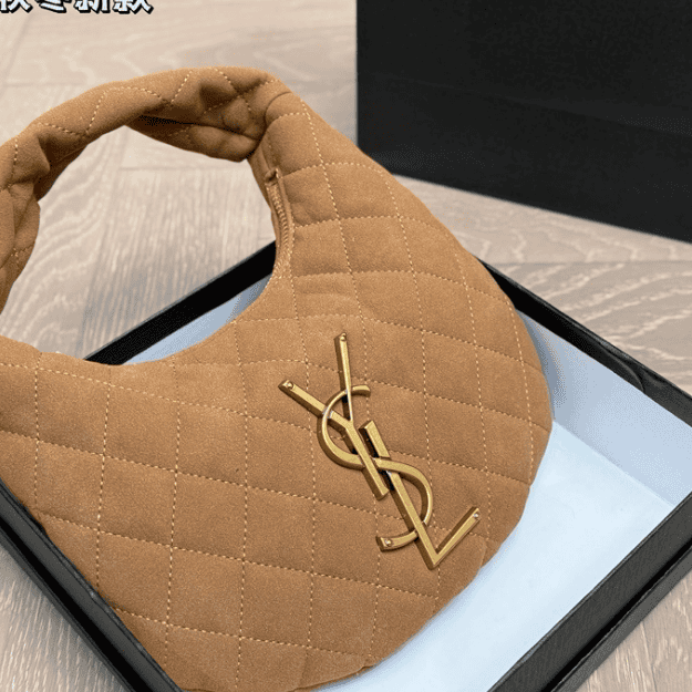 Saint Laurent Icare Hobo Bag Tan 9.4 Inches