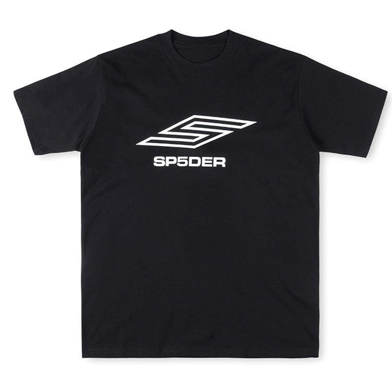 SP5DER Pro Lightweight Graphic T-Shirt – Black