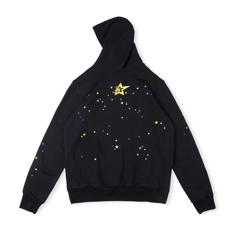 SP5DER Young Thug Punk Graphic Hoodie – Black