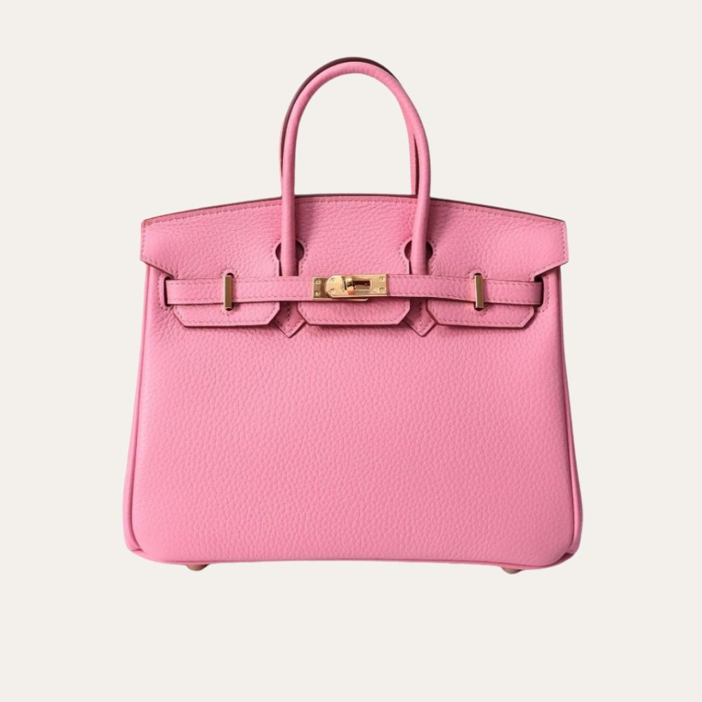 Hermes Birkin 30 Togo Leather Gold Hardware Light Pink 30Cm
