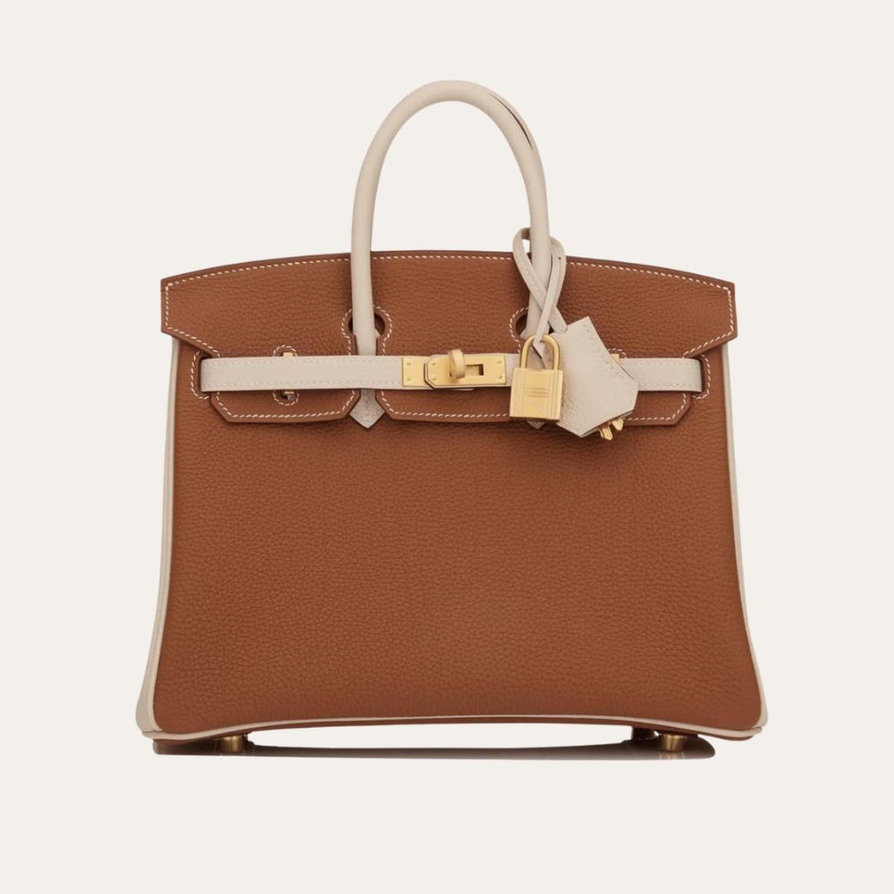 Hermes Birkin 30 Togo Brushed Leather Gold Hardware Brown 30Cm